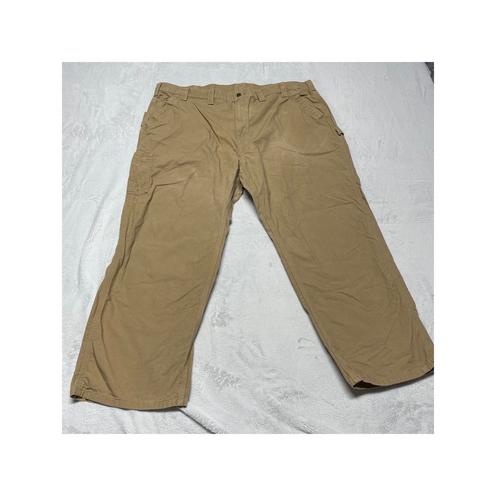 Carhartt B151 DKH Loose Fit Canvas Carpenter Pants Mens 50x30 Brown